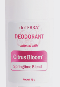 Deodorant infused with Citrus Bloom