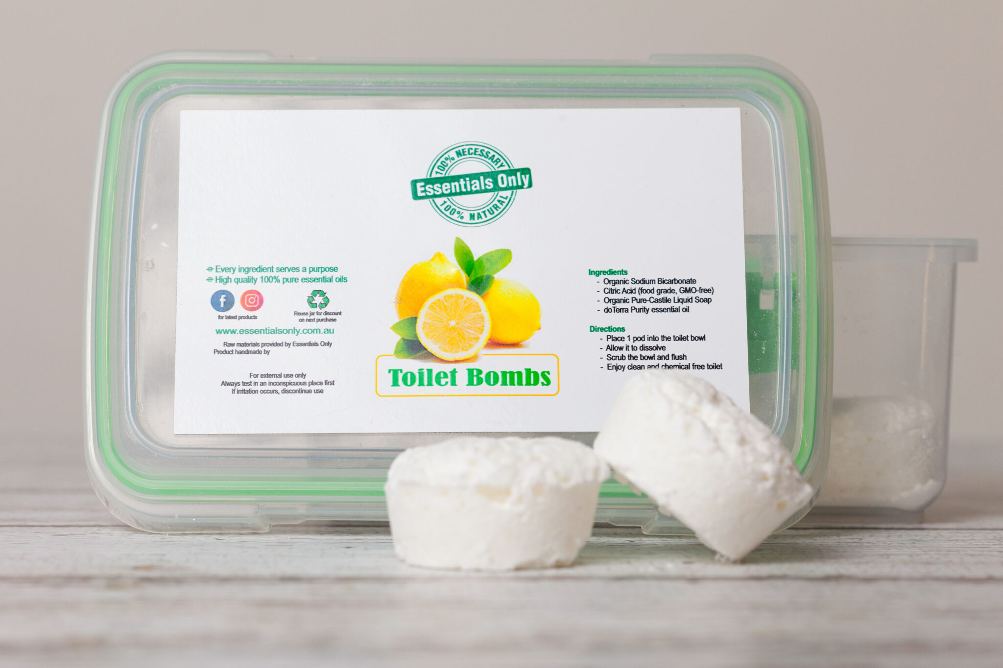 Toilet Bombs Kit Essentials Only